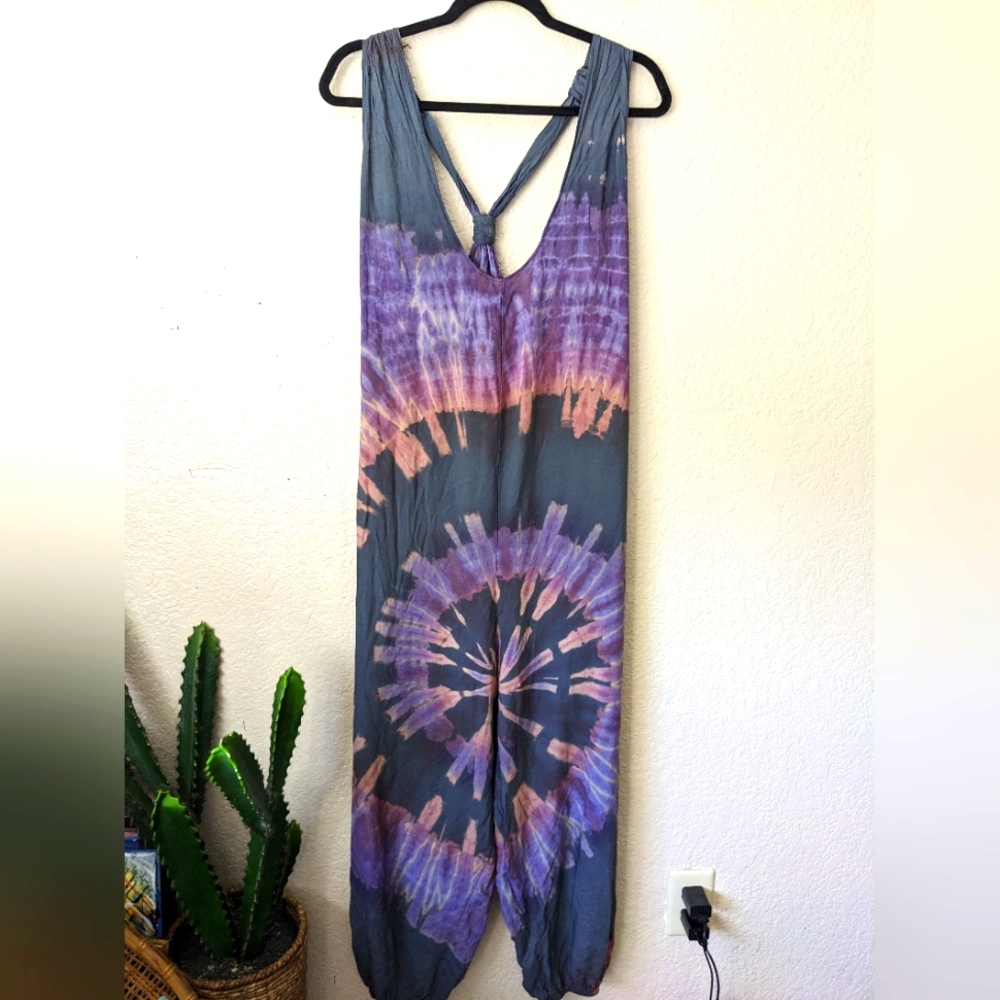 Spiral Tie Dye Jumpsuit